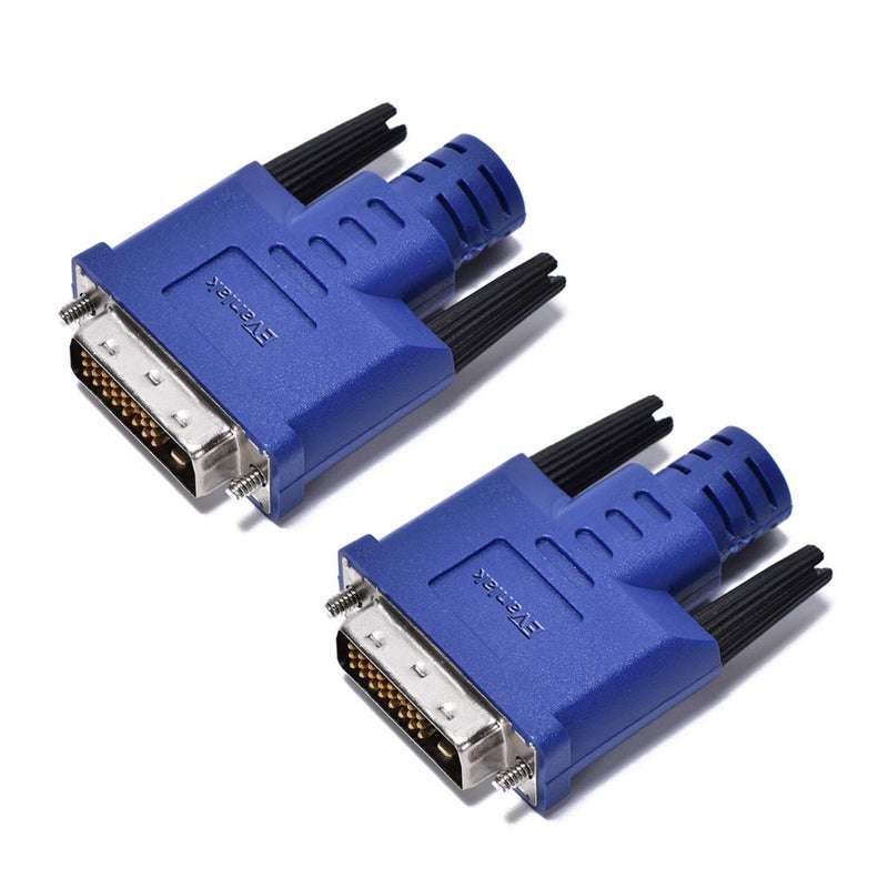 EVanlak DVI Dummy Plug Functionally Stable Dummy Plug Headless Ghost Virtual Display RGB Monitor Headless Display Emulator Operating System Boot/Load Resolutions 1920x1080@60hz up to2560x1600@Hz 2P - Image 1